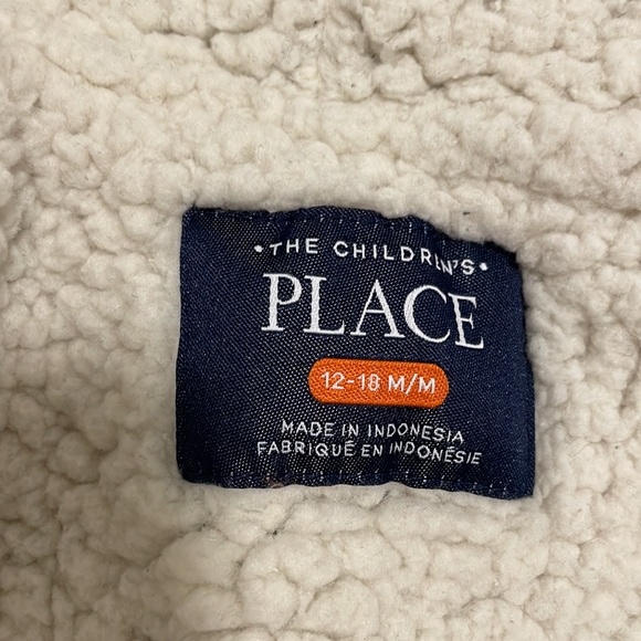 12-18 month Teddy Fleece Hooded Zip Jacket - Picture 3 of 4